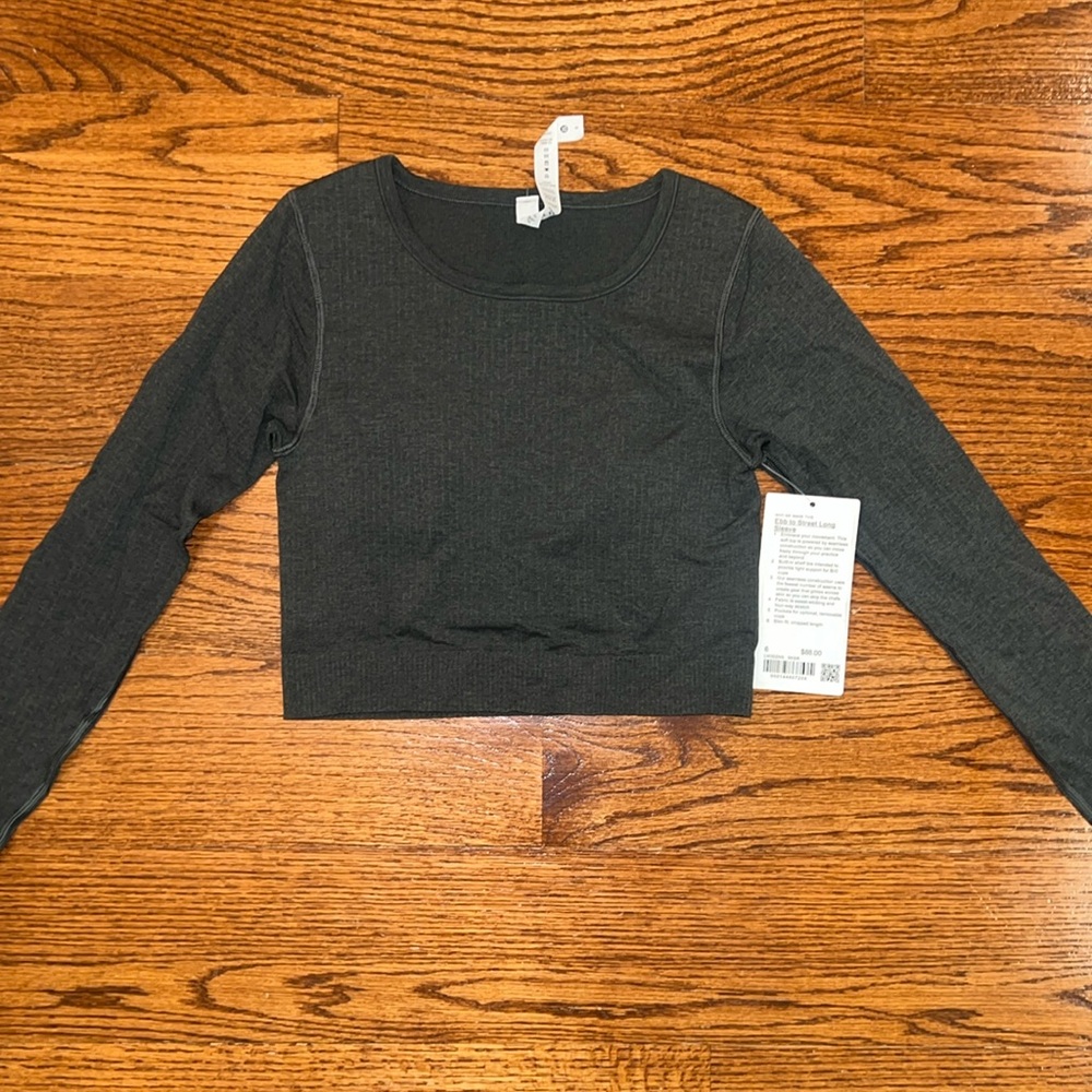 LULULEMON “Ebb to Street Long Sleeve” Olive Green